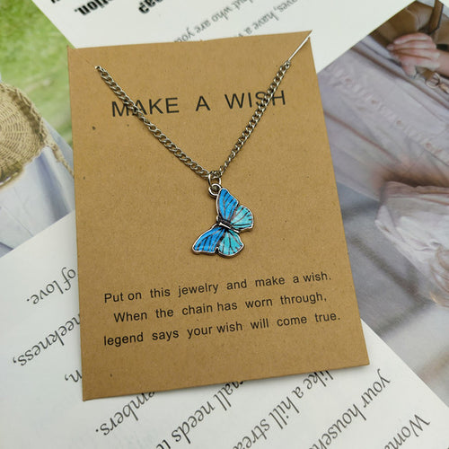 Load image into Gallery viewer, Butterfly Pendant Necklace