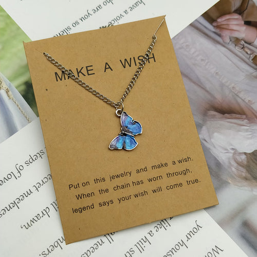 Load image into Gallery viewer, Butterfly Pendant Necklace