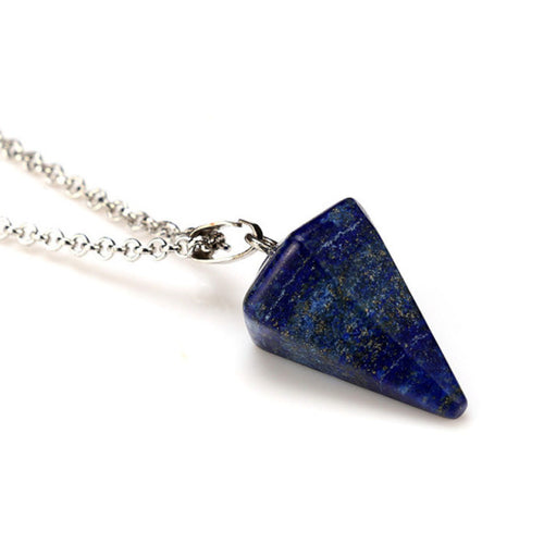 Load image into Gallery viewer, Natural Stone Pendant Necklace