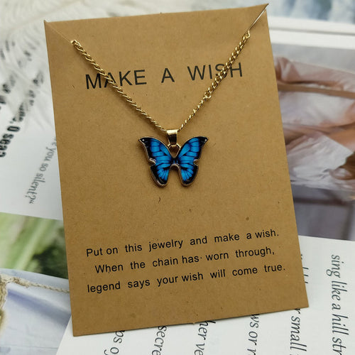 Load image into Gallery viewer, Butterfly Pendant Necklace