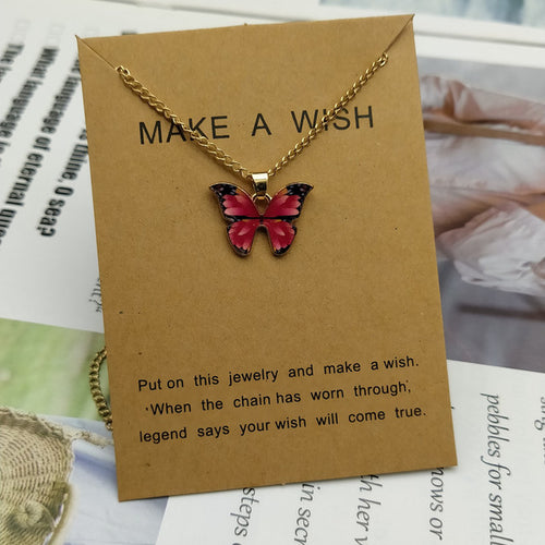Load image into Gallery viewer, Butterfly Pendant Necklace