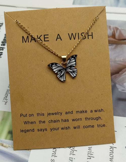 Load image into Gallery viewer, Butterfly Pendant Necklace