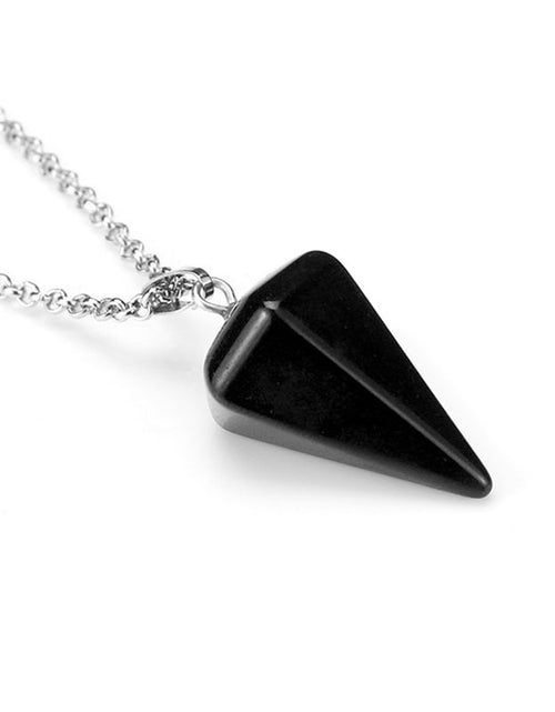 Load image into Gallery viewer, Natural Stone Pendant Necklace