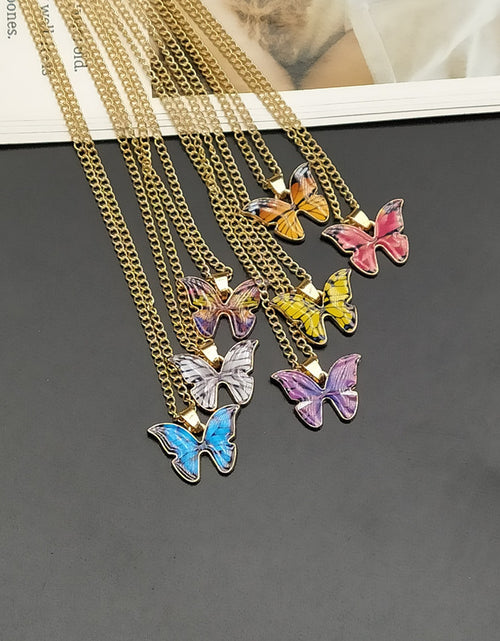 Load image into Gallery viewer, Butterfly Pendant Necklace