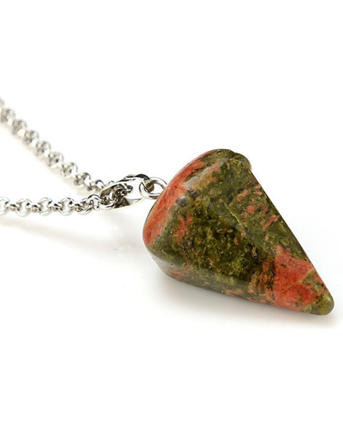 Load image into Gallery viewer, Natural Stone Pendant Necklace