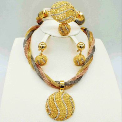 Load image into Gallery viewer, Fine Gold Jewelry Set