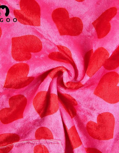 Load image into Gallery viewer, 2pc Set Love Printed Hooded Cardigan