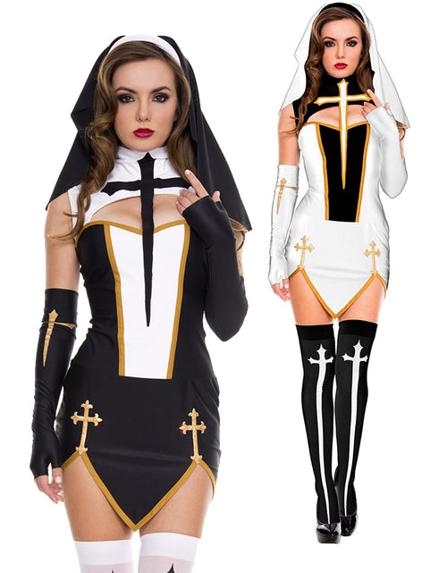 Load image into Gallery viewer, Nun Superior Costume