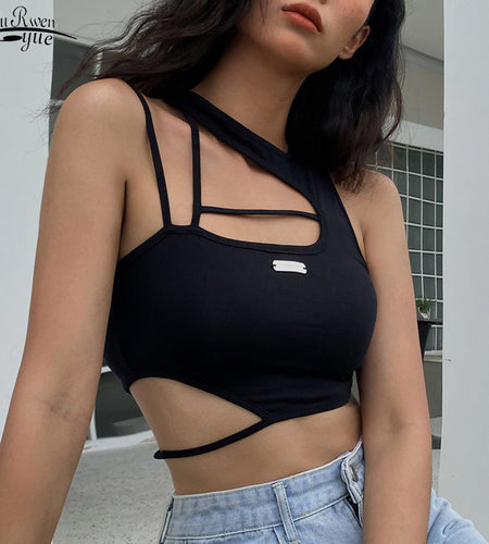 Out Black Sexy Blouse